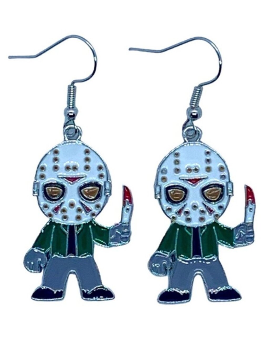 Halloween Earrings Jason Fashion Jewelry